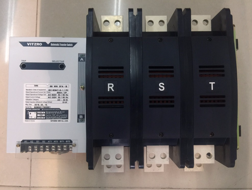 Bộ chuyển nguồn ATS VITZRO 3P 800A ( 68WN )